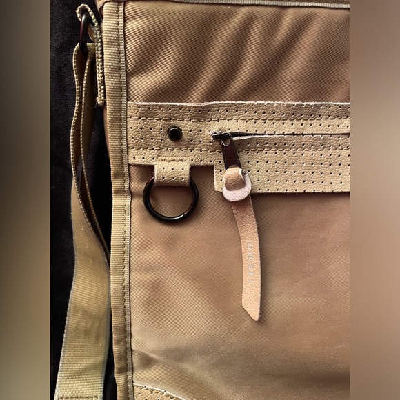 Diesel RARE Y2K Spare Parts Nylon & Leather Padded Cyber Tech-ware Crossbody Bag - Picture 8 of 11